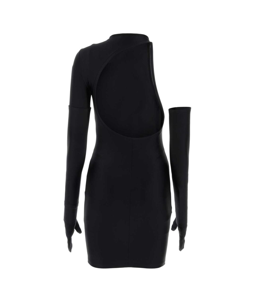 BALENCIAGA Черное полиамидовое повседневное платье, фото 2