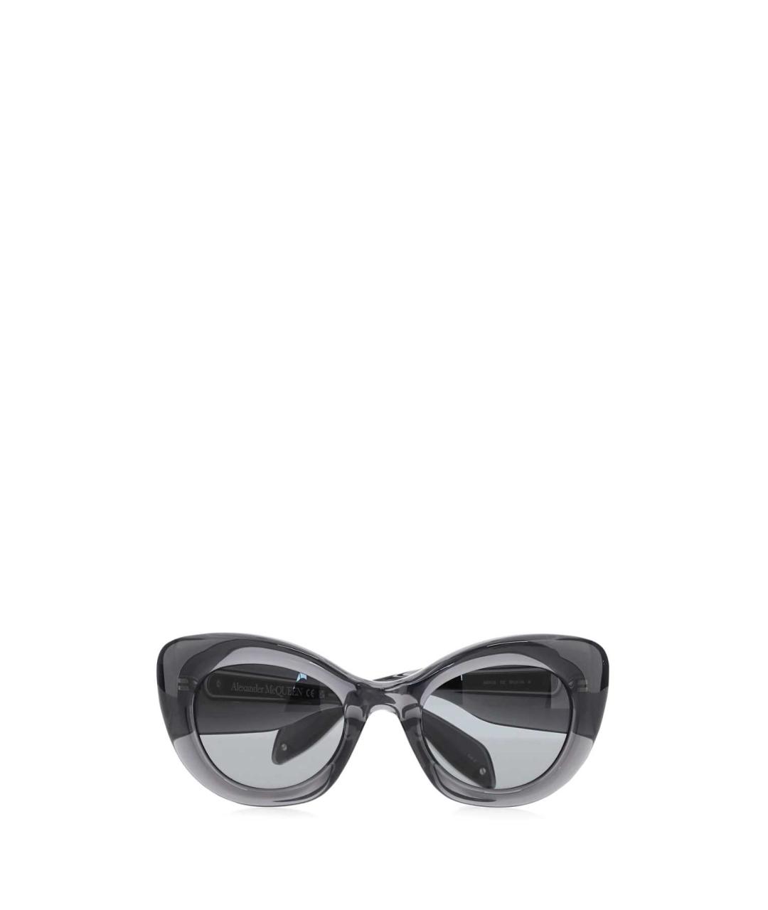 ALEXANDER MCQUEEN Серые солнцезащитные очки, фото 2