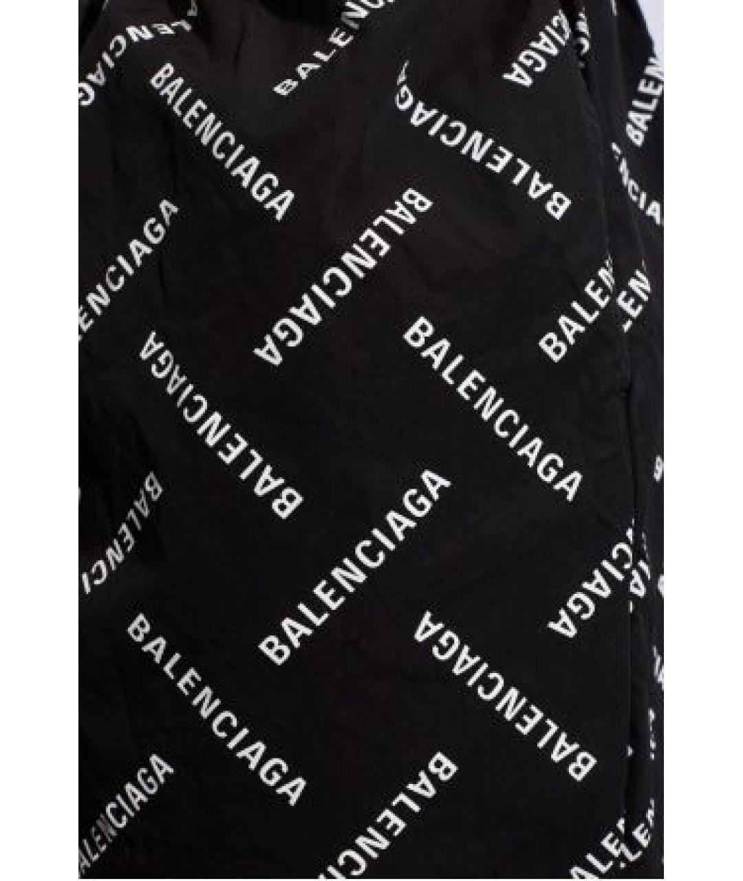 BALENCIAGA Черные хлопковые шорты, фото 5