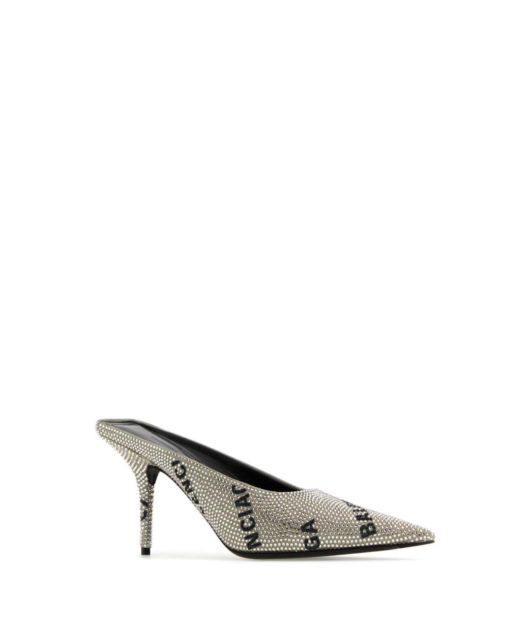 BALENCIAGA Серебряные туфли, фото 2