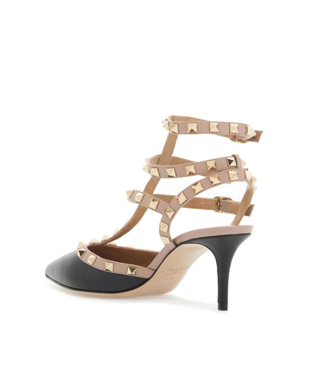 VALENTINO Мульти кожаные босоножки, фото 4