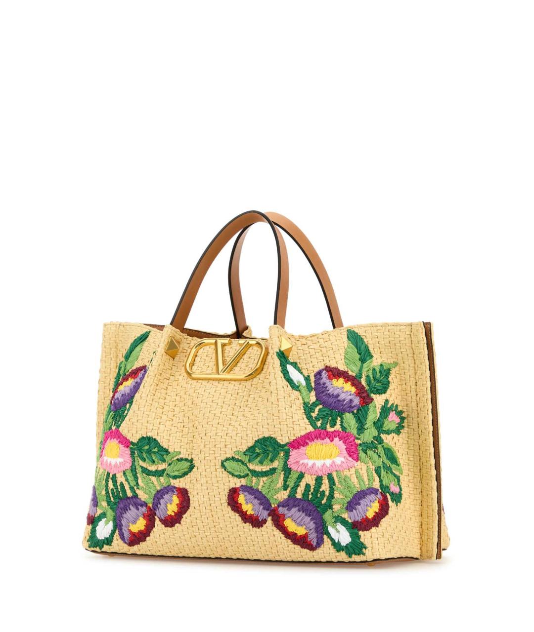 VALENTINO Бежевая сумка тоут, фото 2
