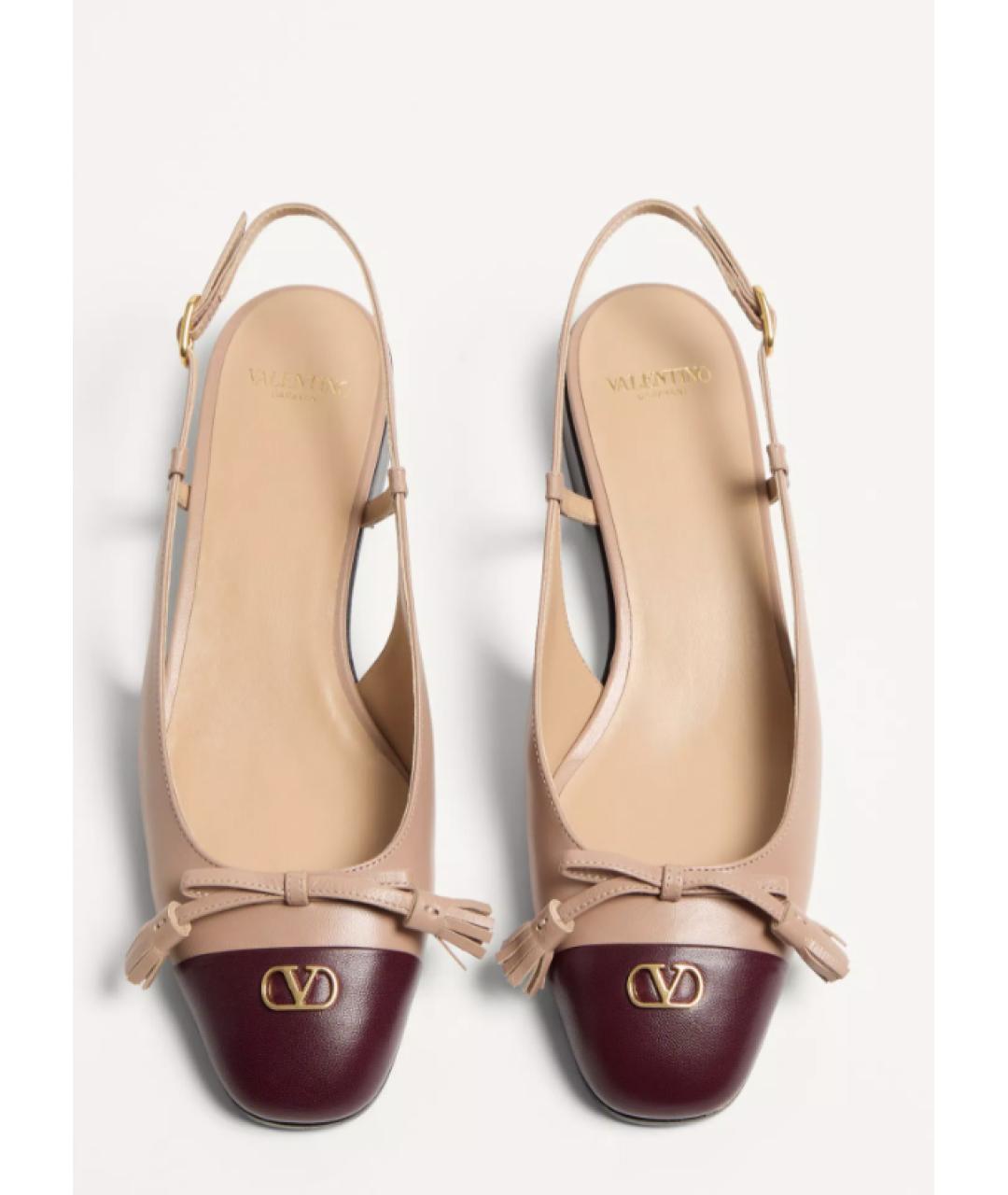VALENTINO Мульти кожаные балетки, фото 3