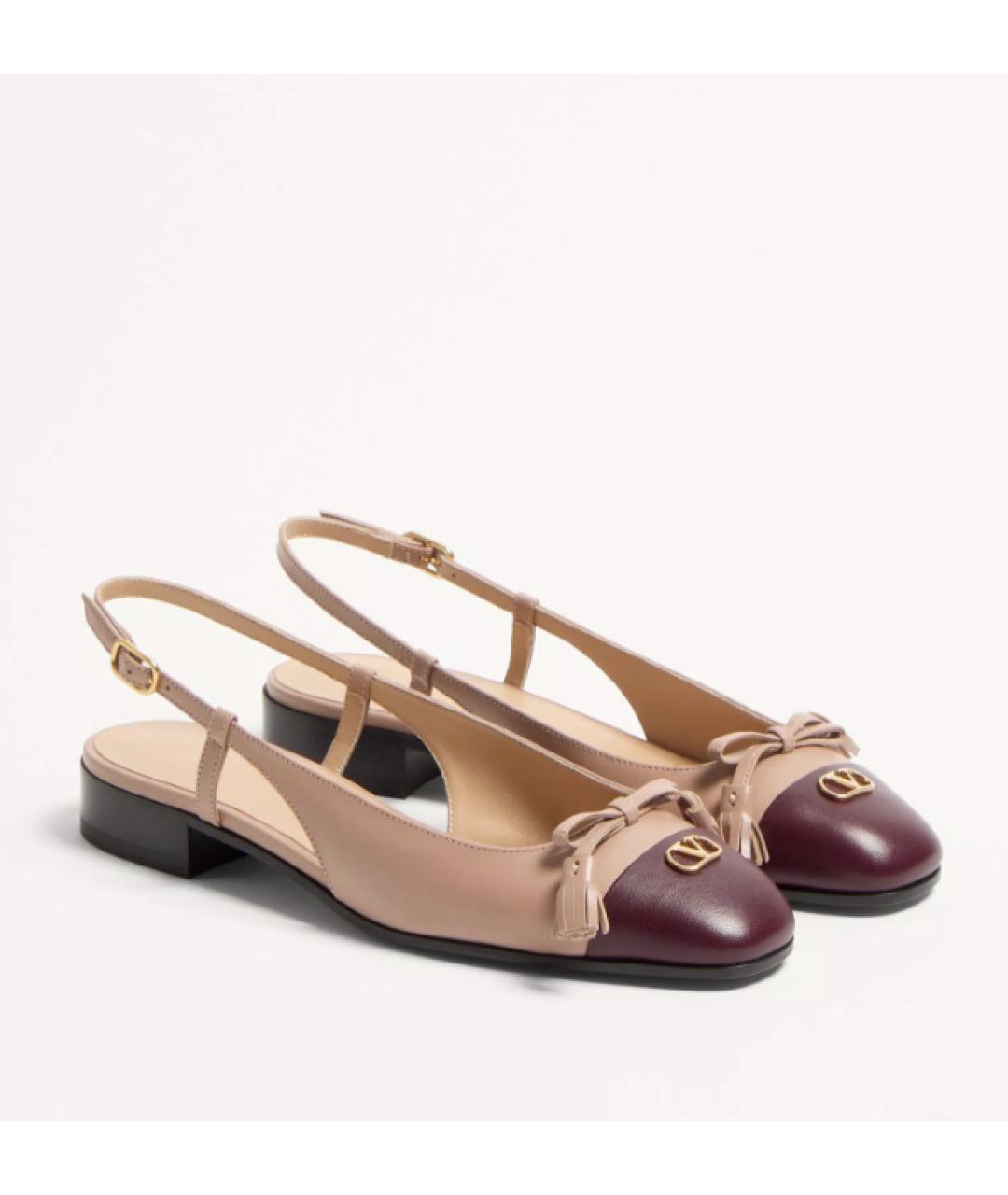 VALENTINO Мульти кожаные балетки, фото 4