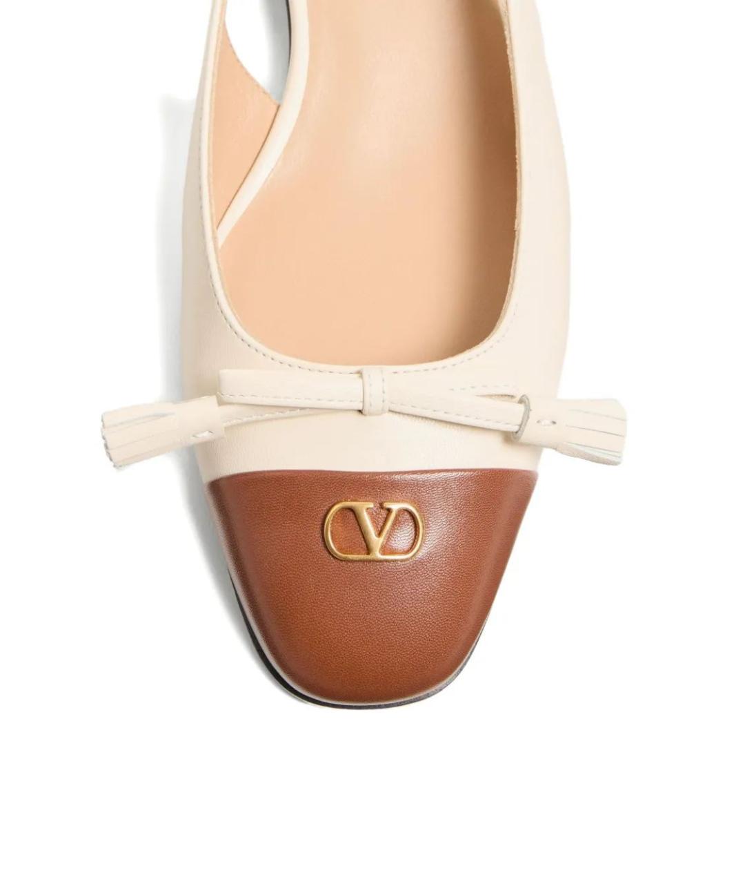 VALENTINO Мульти кожаные балетки, фото 5