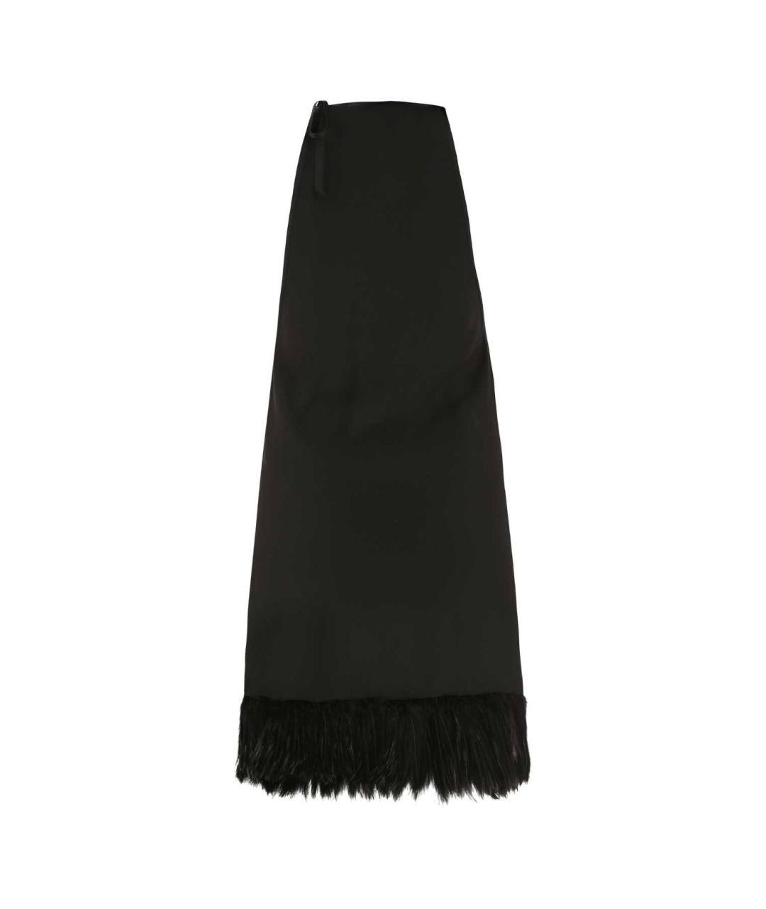 SAINT LAURENT Черное вискозное вечернее платье, фото 2