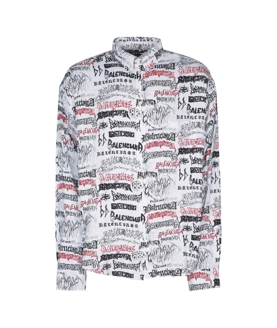 BALENCIAGA Мульти хлопковая кэжуал рубашка, фото 1