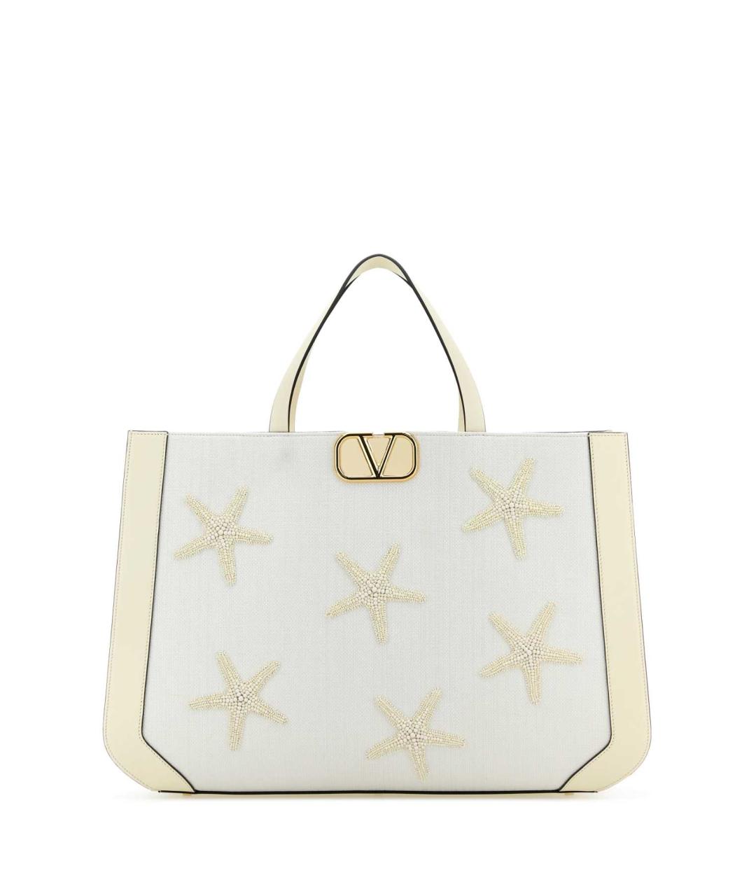 VALENTINO Бежевая сумка тоут, фото 1