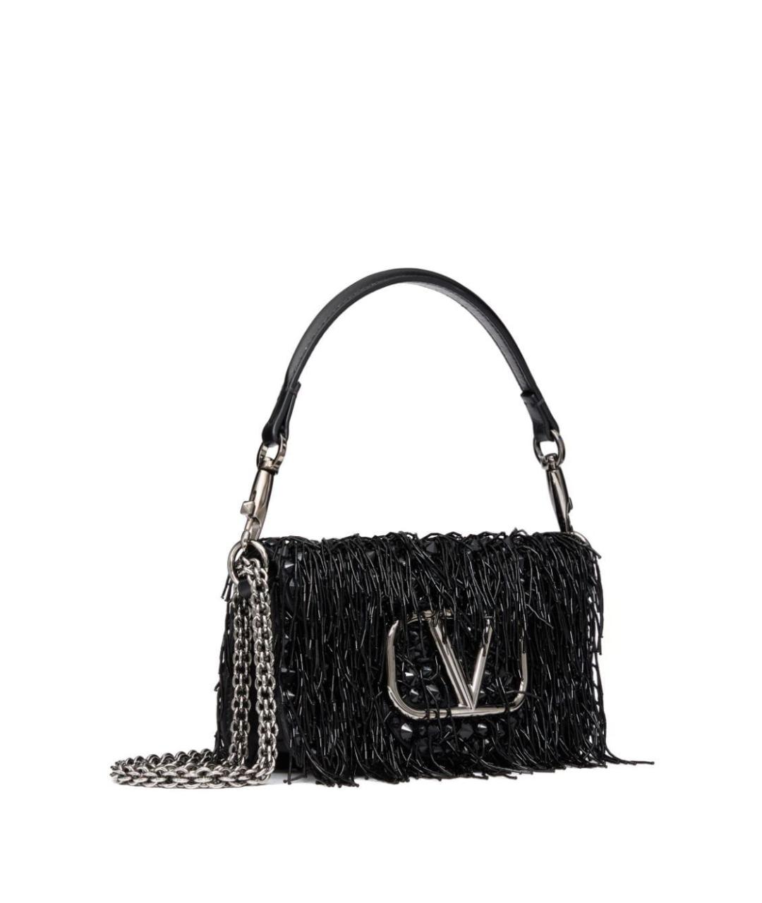VALENTINO Черная сумка через плечо, фото 4