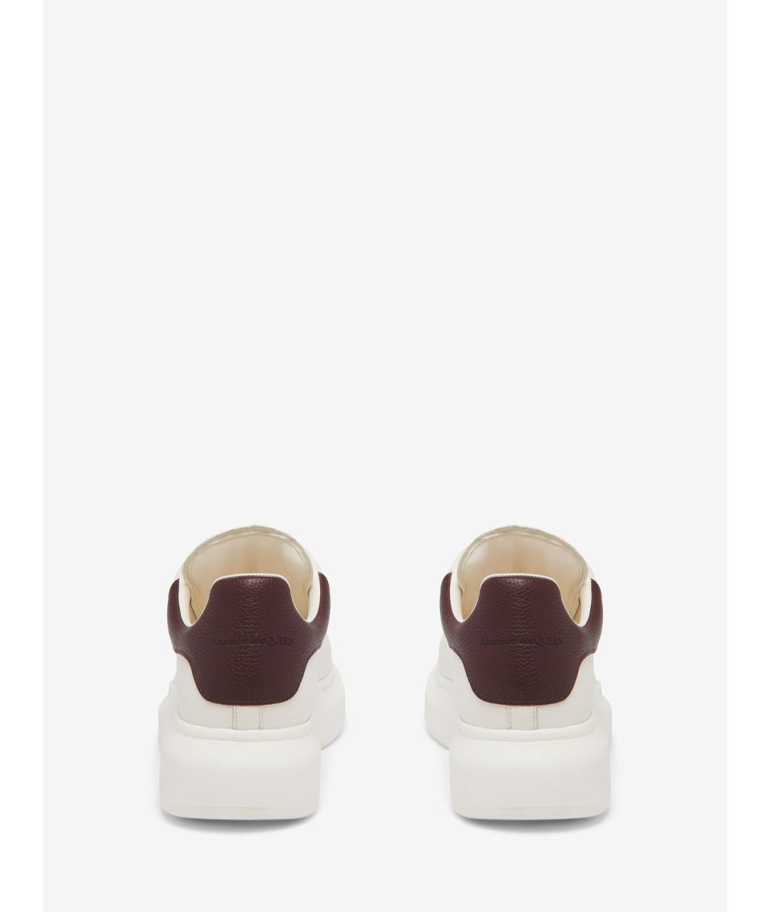 ALEXANDER MCQUEEN Белые кожаные кеды, фото 3