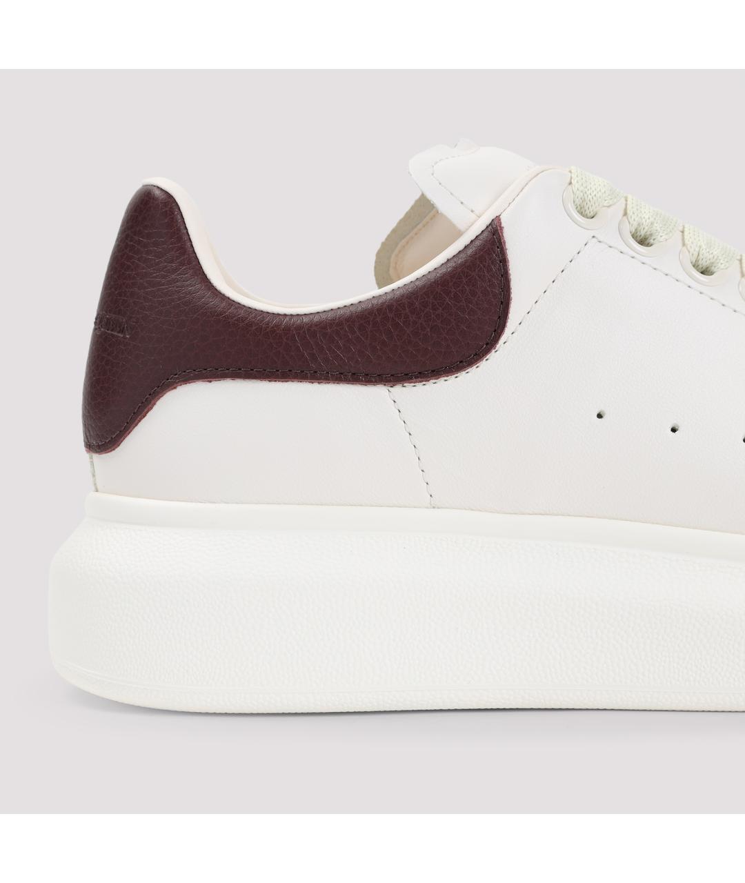 ALEXANDER MCQUEEN Белые кожаные кеды, фото 5