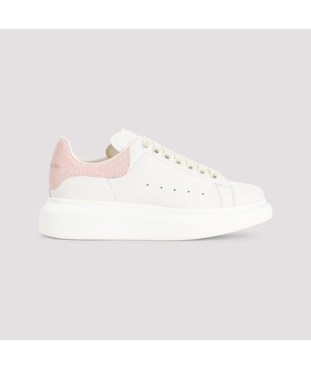 ALEXANDER MCQUEEN Белые кожаные кеды, фото 2