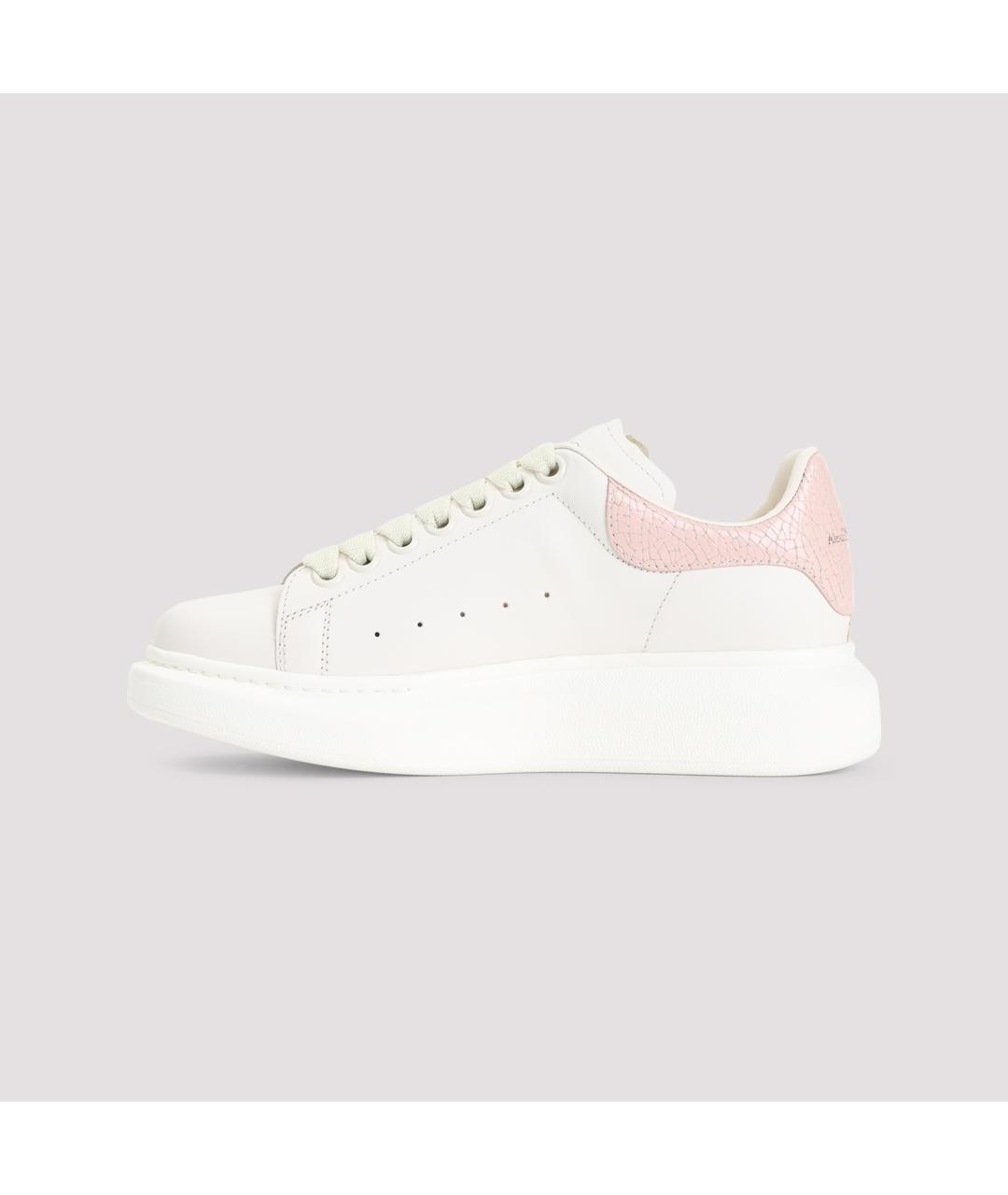ALEXANDER MCQUEEN Белые кожаные кеды, фото 3