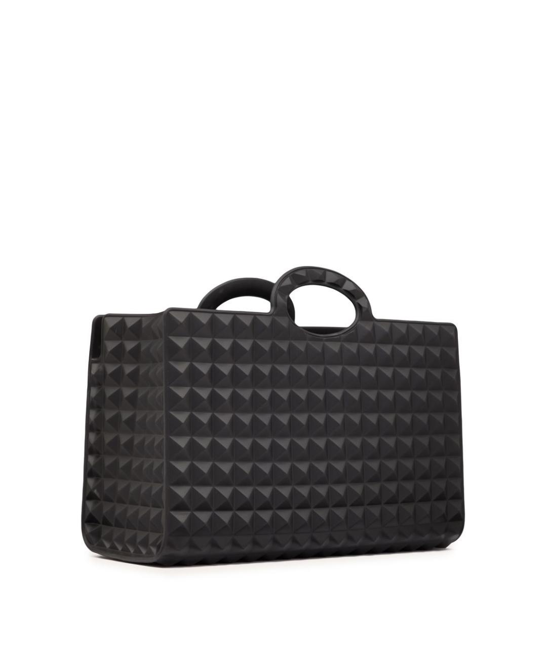 VALENTINO Черная сумка с короткими ручками, фото 3