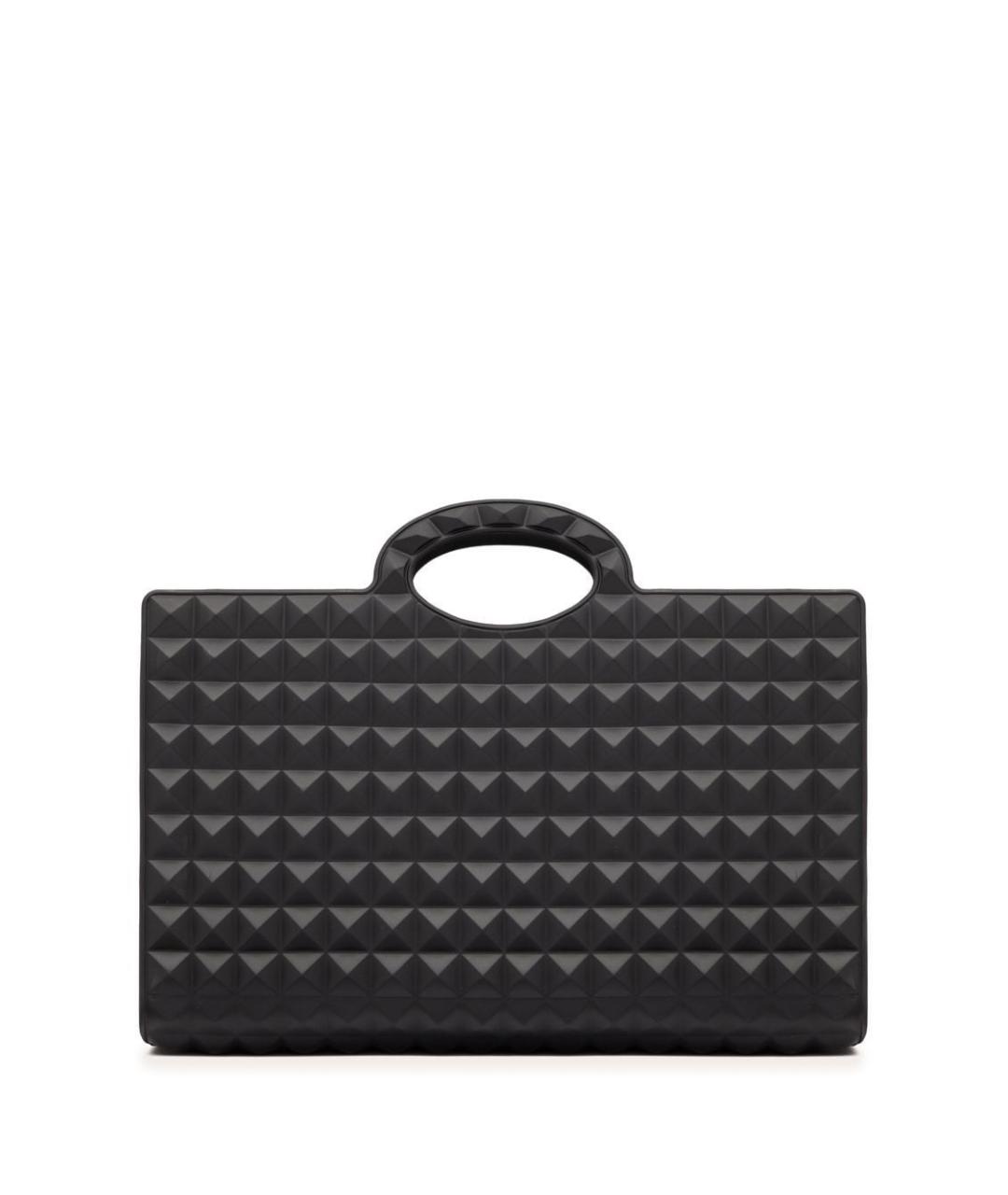 VALENTINO Черная сумка с короткими ручками, фото 2