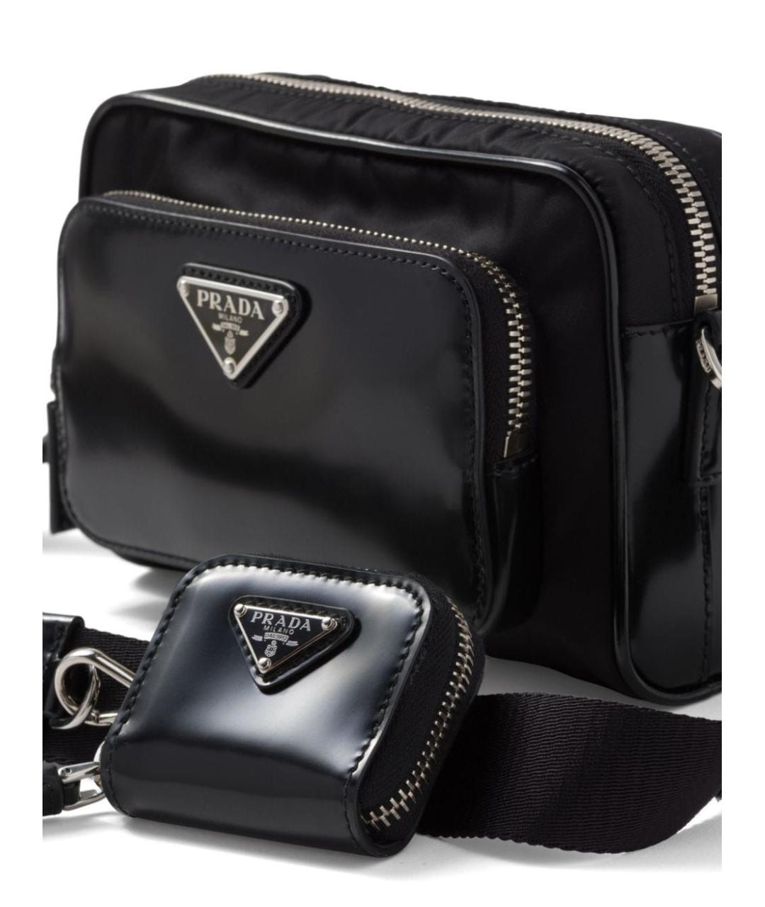 PRADA Черная сумка через плечо, фото 4