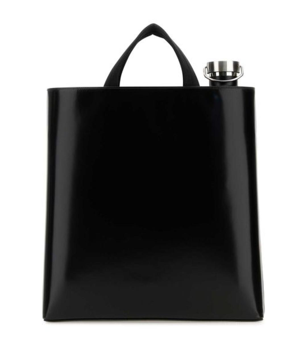 PRADA Черная кожаная сумка с короткими ручками, фото 2