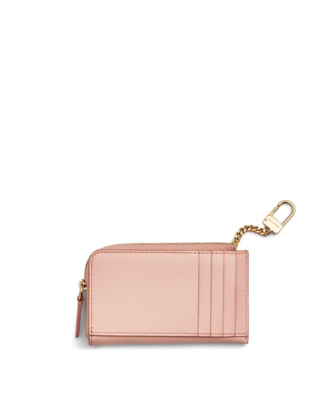 MARC JACOBS Розовый кожаный кардхолдер, фото 2
