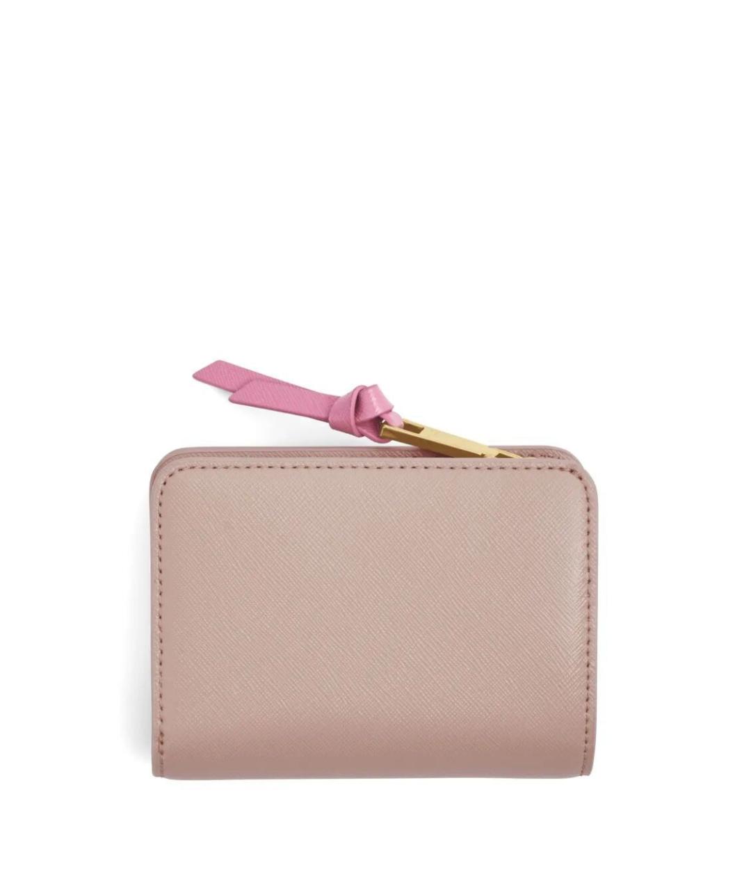 MARC JACOBS Розовый кожаный кошелек, фото 2
