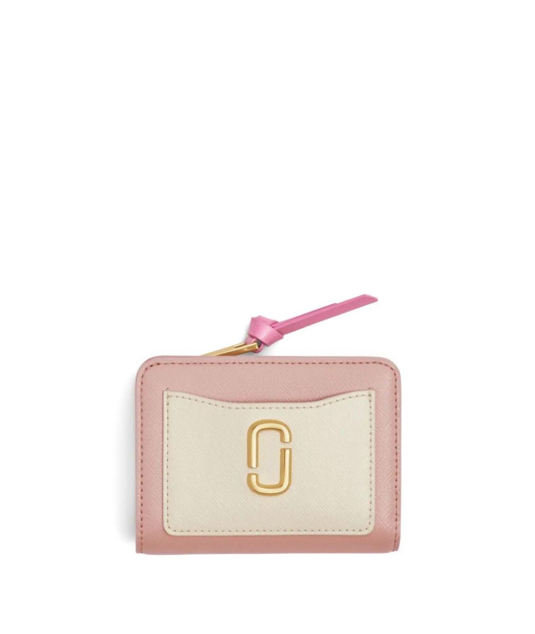 MARC JACOBS Розовый кожаный кошелек, фото 1