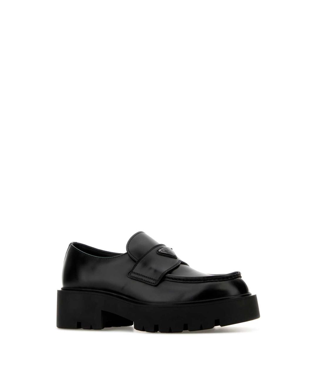 PRADA Черные кожаные лоферы, фото 2
