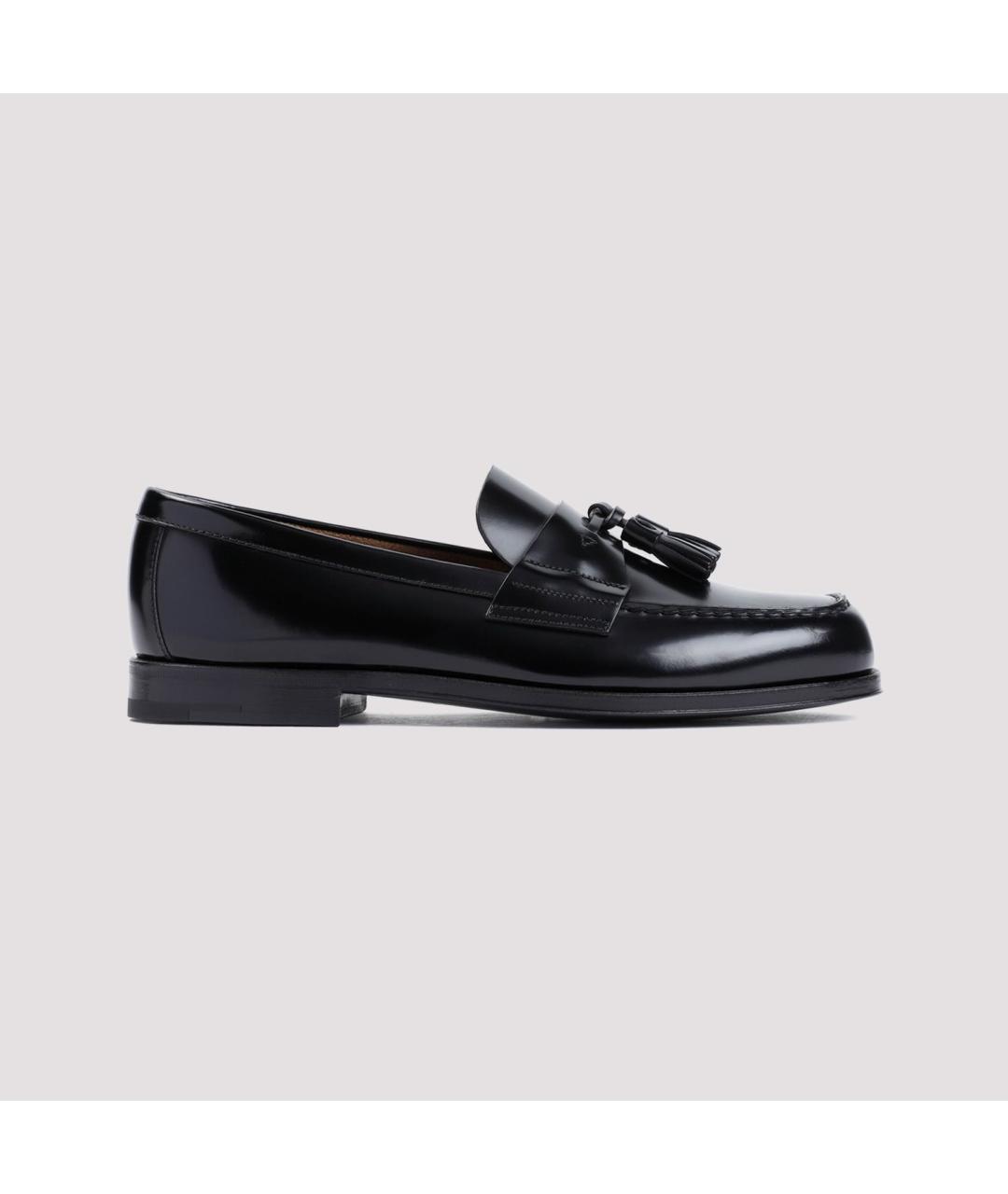 PRADA Черные кожаные лоферы, фото 2