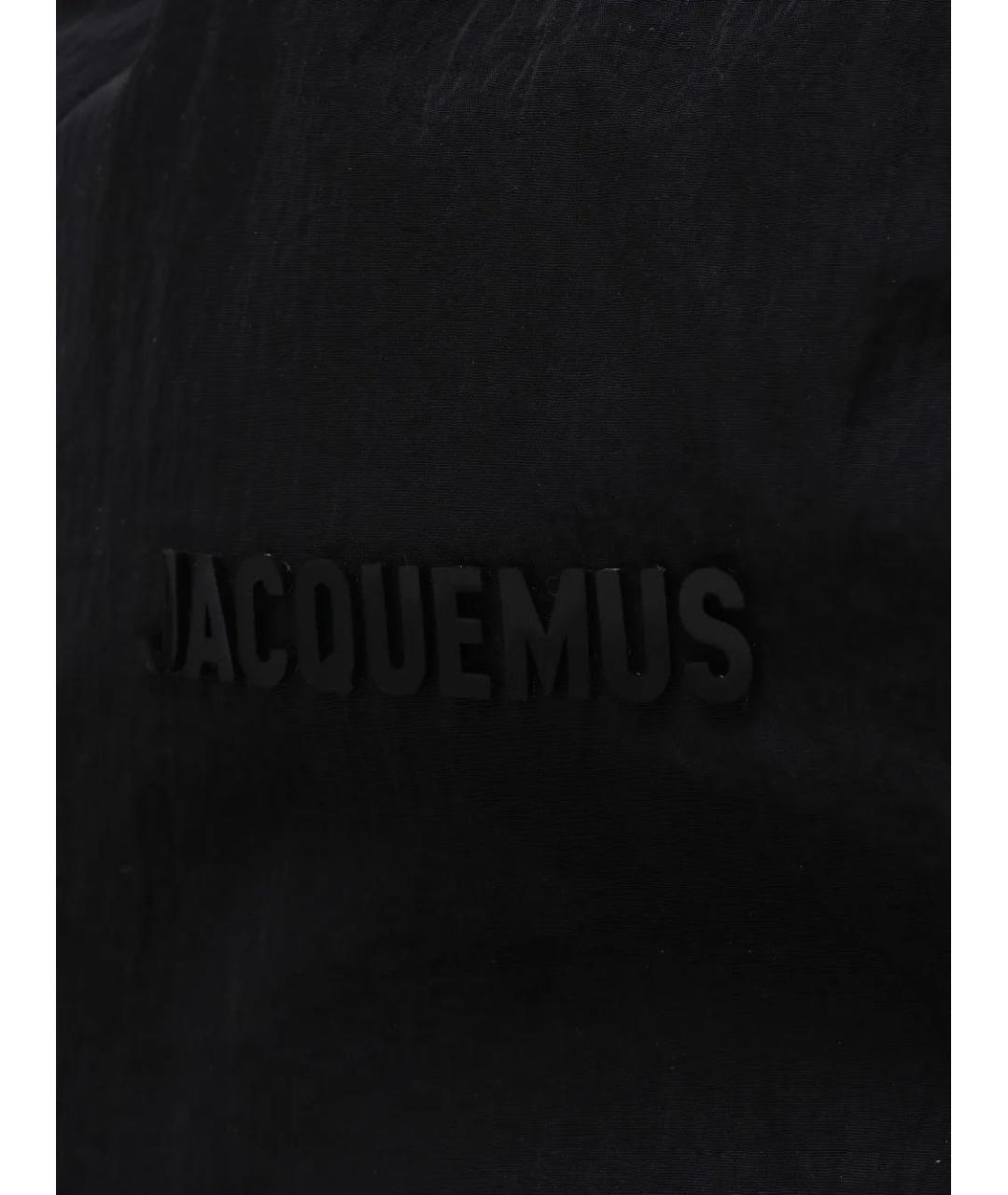 JACQUEMUS Черная хлопковая шапка, фото 4