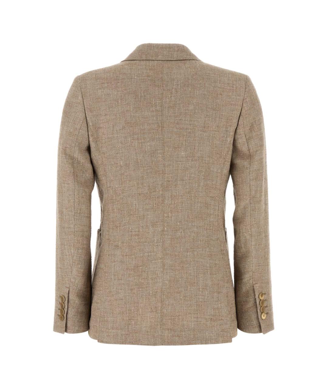 MAX MARA Бежевая шерстяная куртка, фото 2
