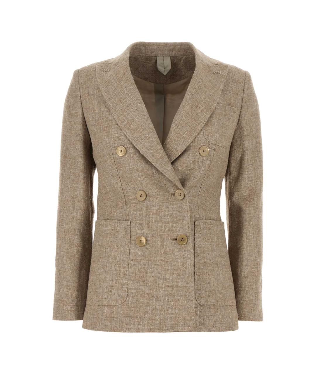 MAX MARA Бежевая шерстяная куртка, фото 1