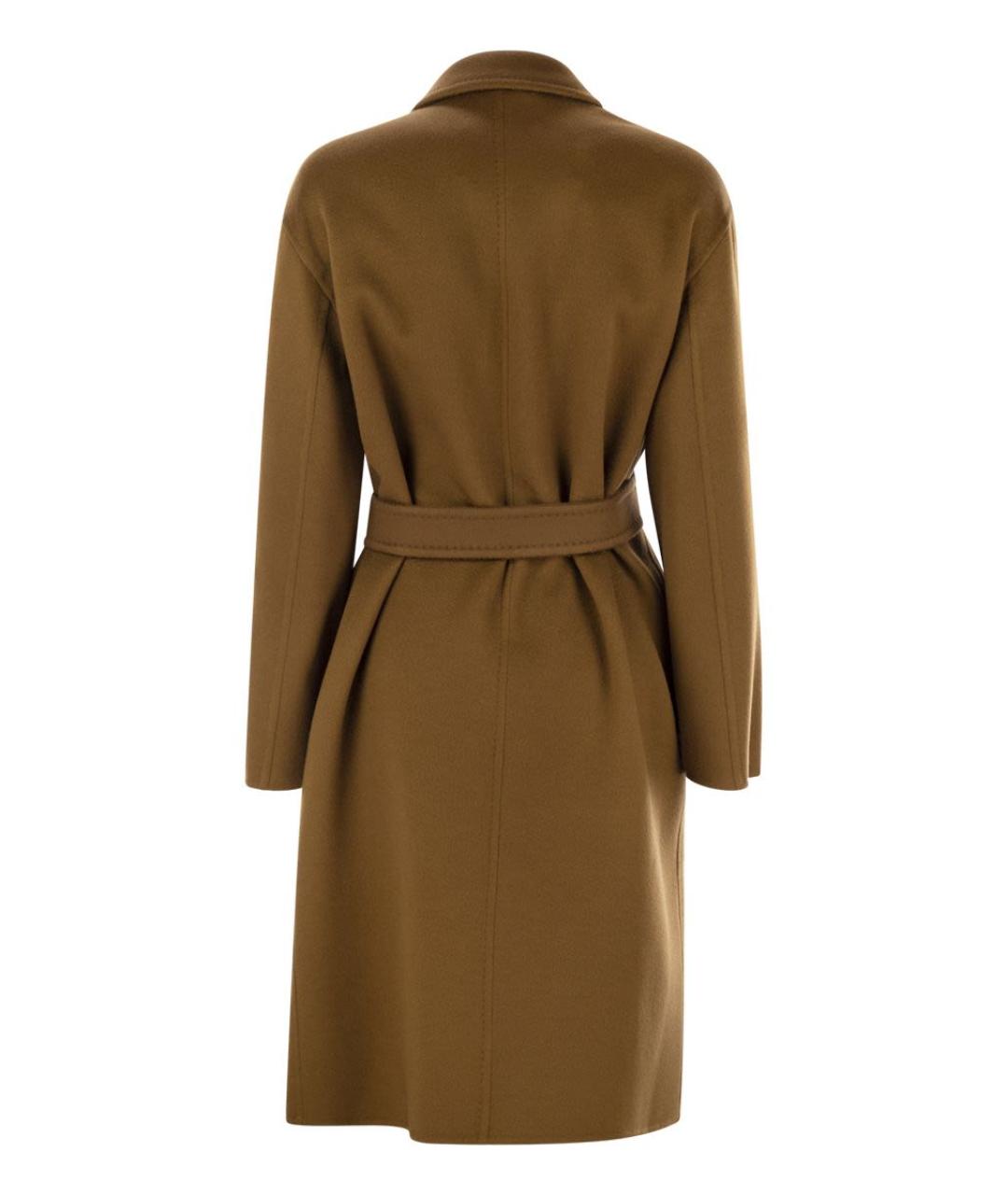 MAX MARA Коричневое кашемировое пальто, фото 2