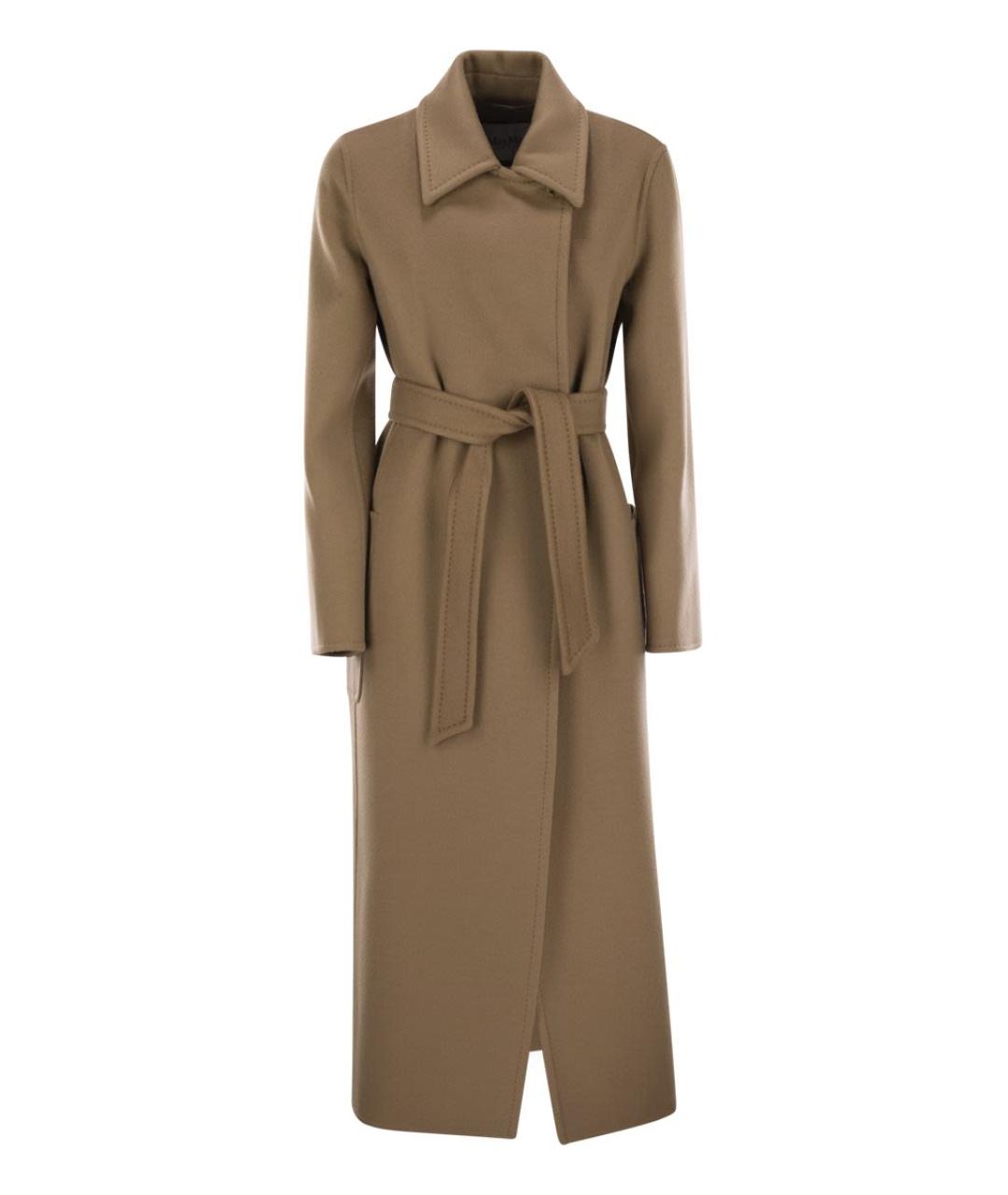 MAX MARA Бежевое кашемировое пальто, фото 1