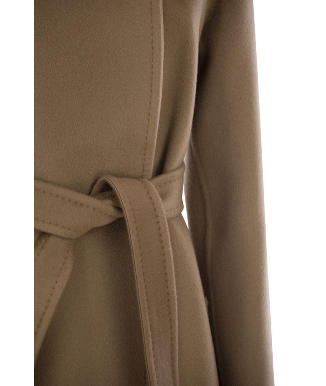 MAX MARA Бежевое кашемировое пальто, фото 4