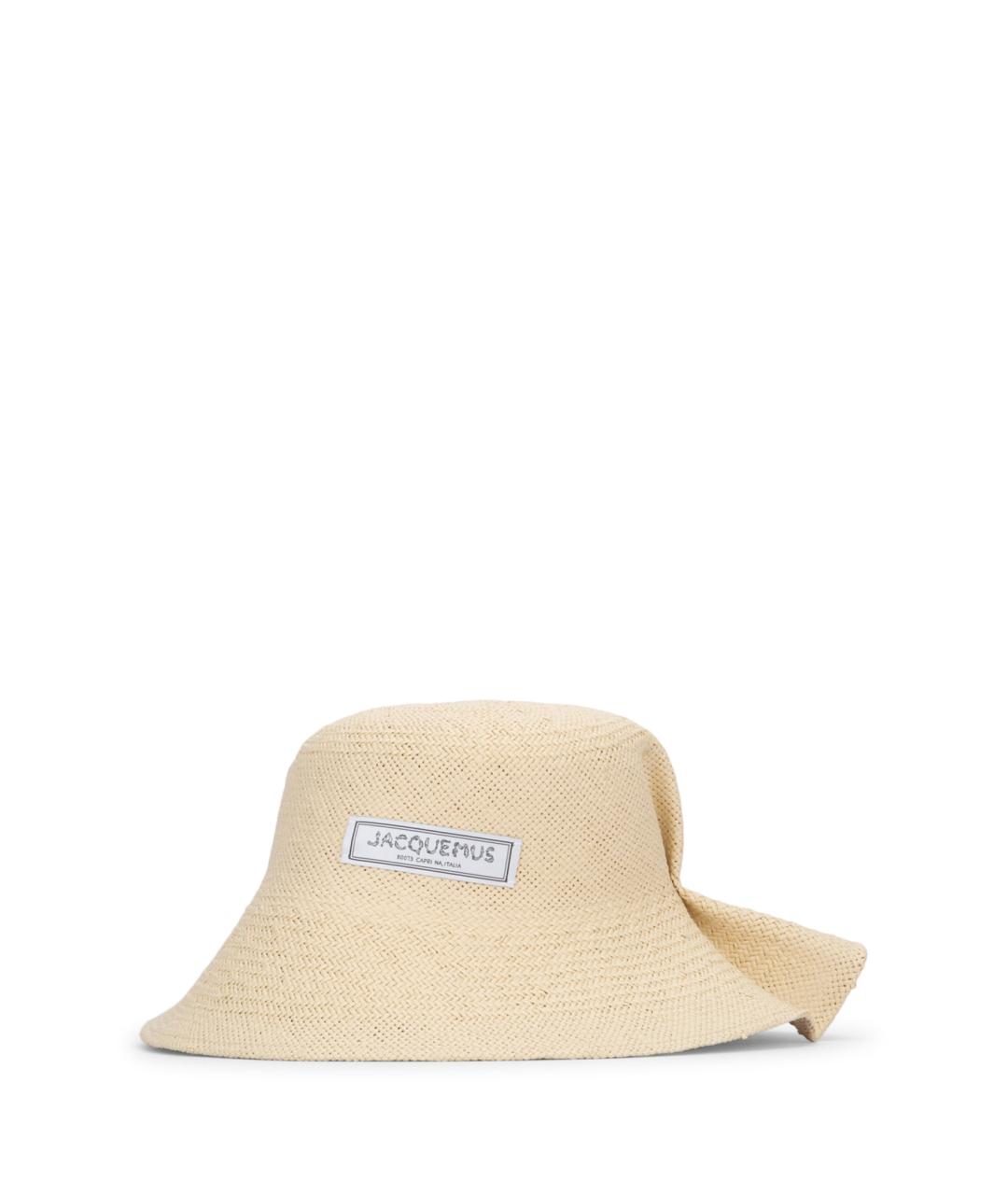 JACQUEMUS Бежевая шапка, фото 1