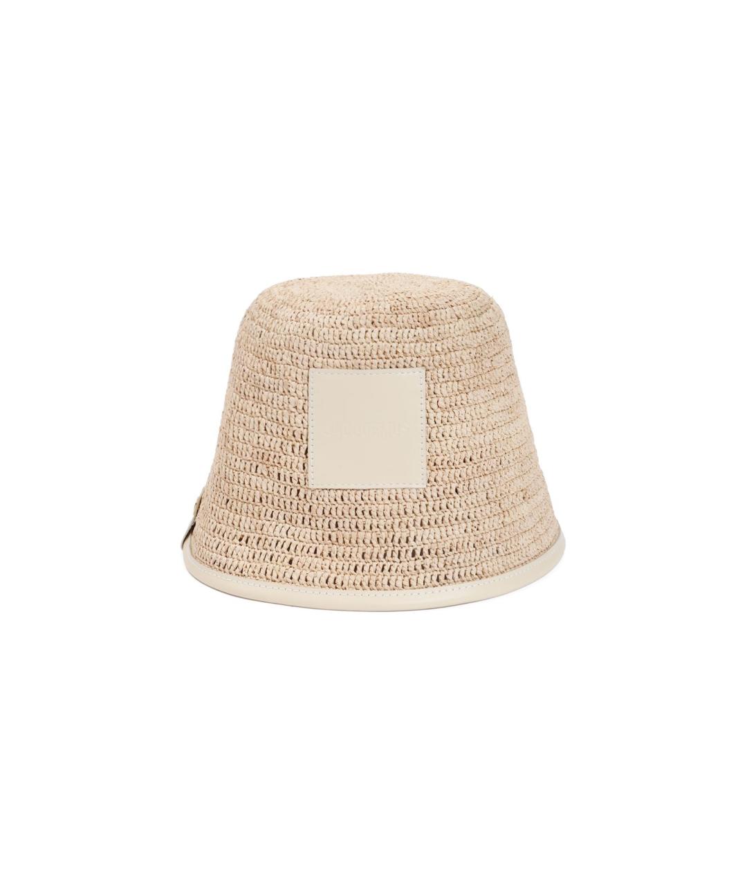 JACQUEMUS Бежевая шапка, фото 1