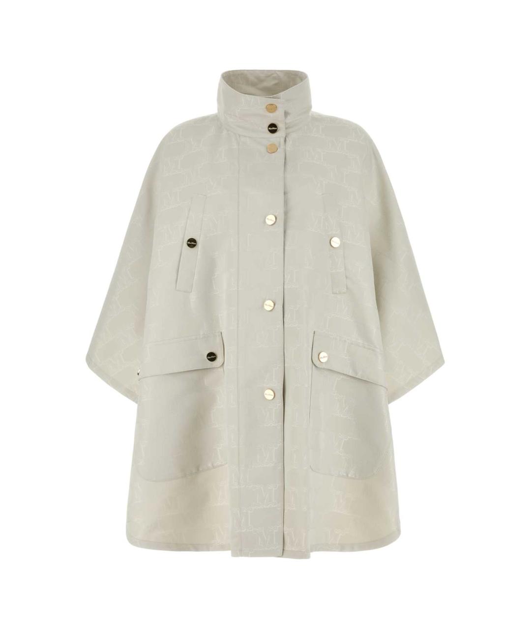 MAX MARA Белая полиэстеровая куртка, фото 1