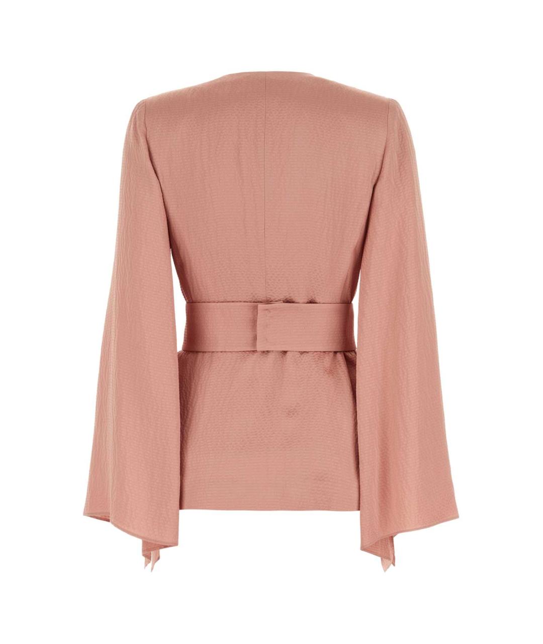 MAX MARA Розовая шелковая блузы, фото 2