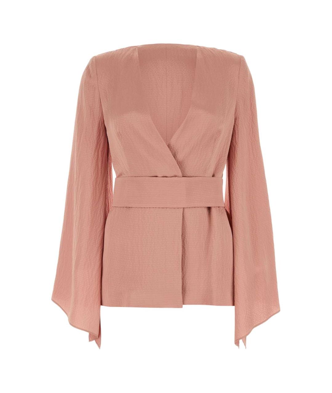 MAX MARA Розовая шелковая блузы, фото 1