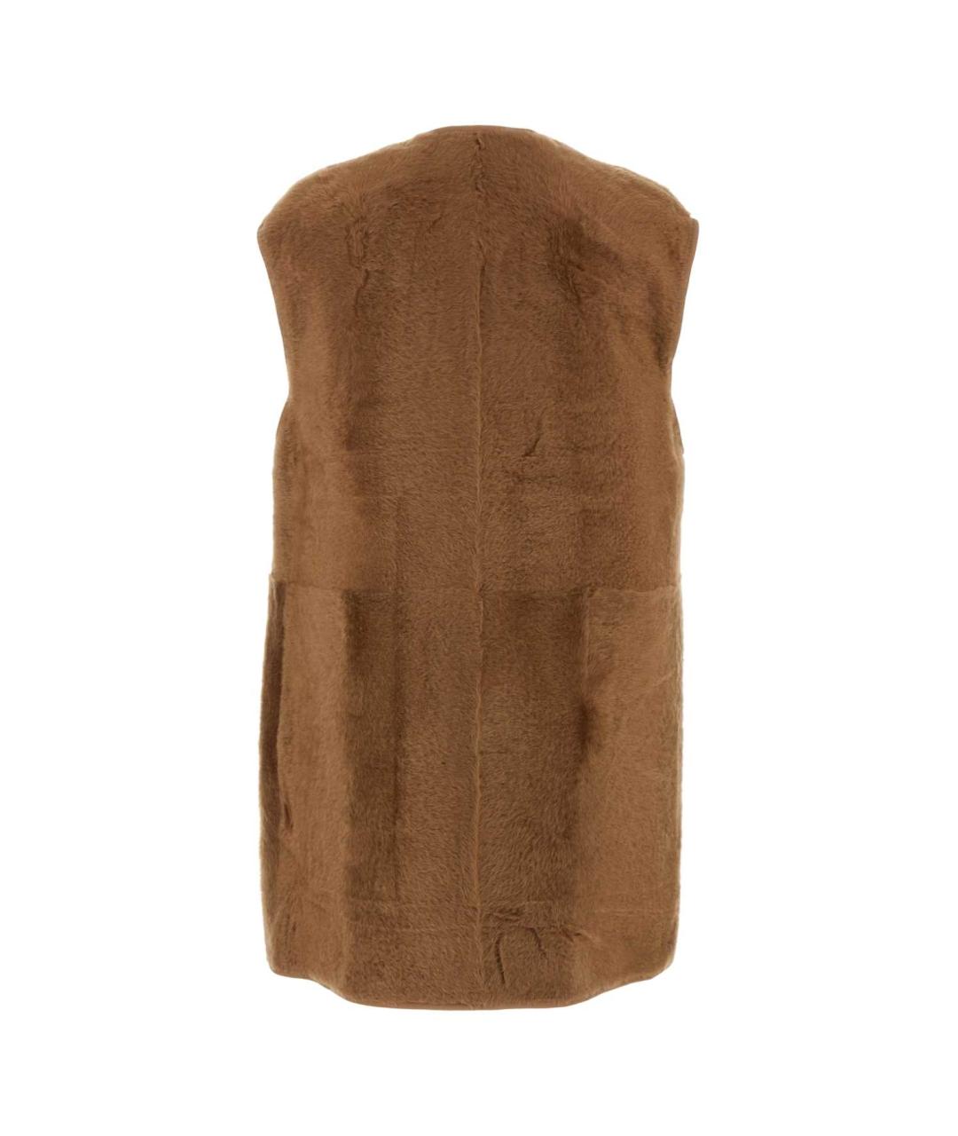 MAX MARA Коричневый жилет, фото 2