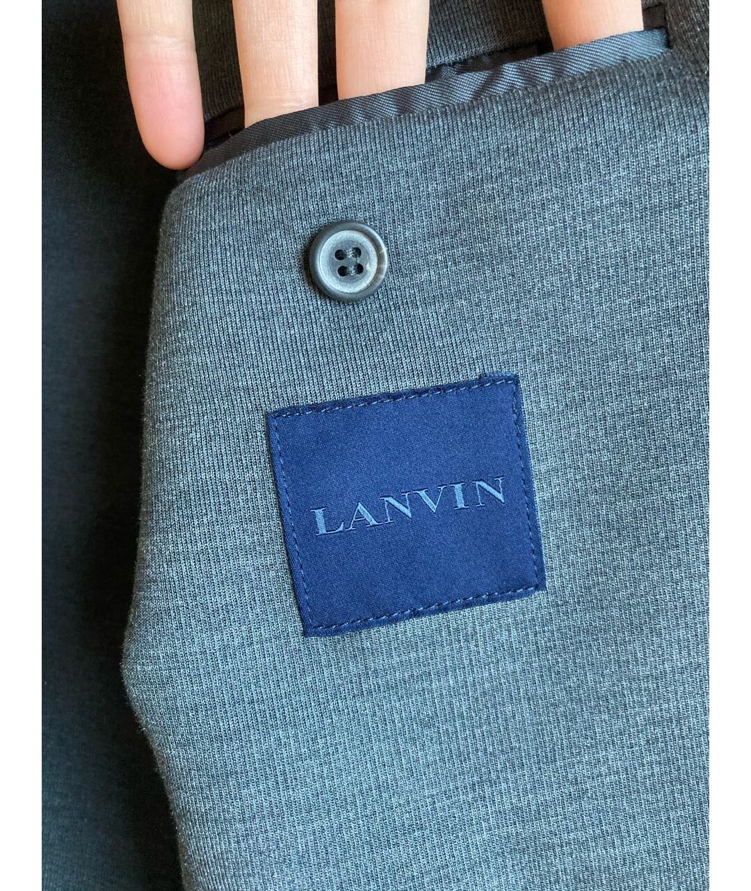 LANVIN Серый пиджак, фото 6