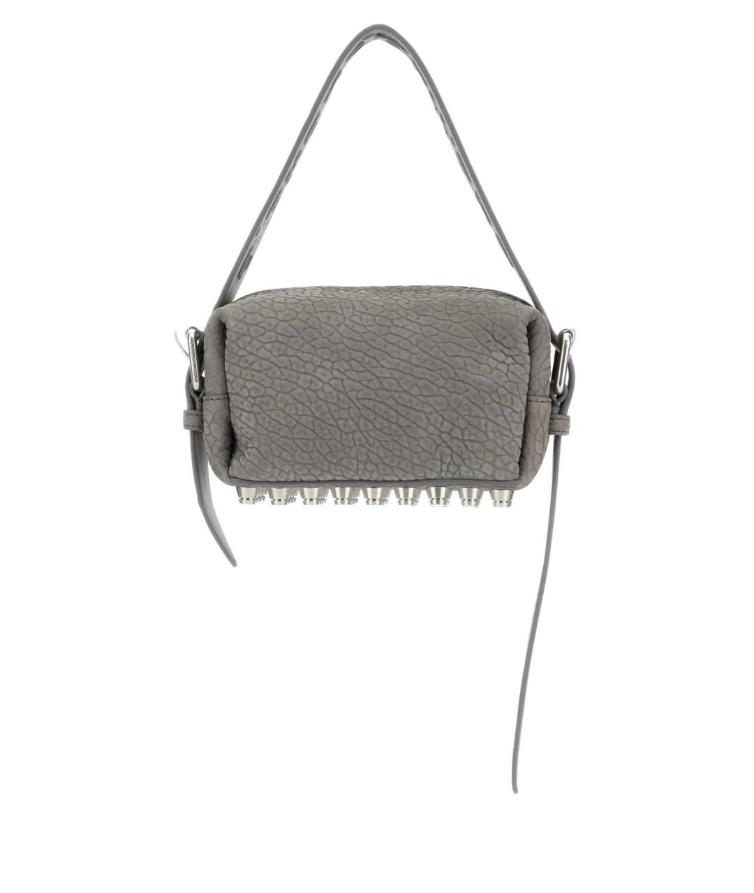 ALEXANDER WANG Серая сумка с короткими ручками, фото 1