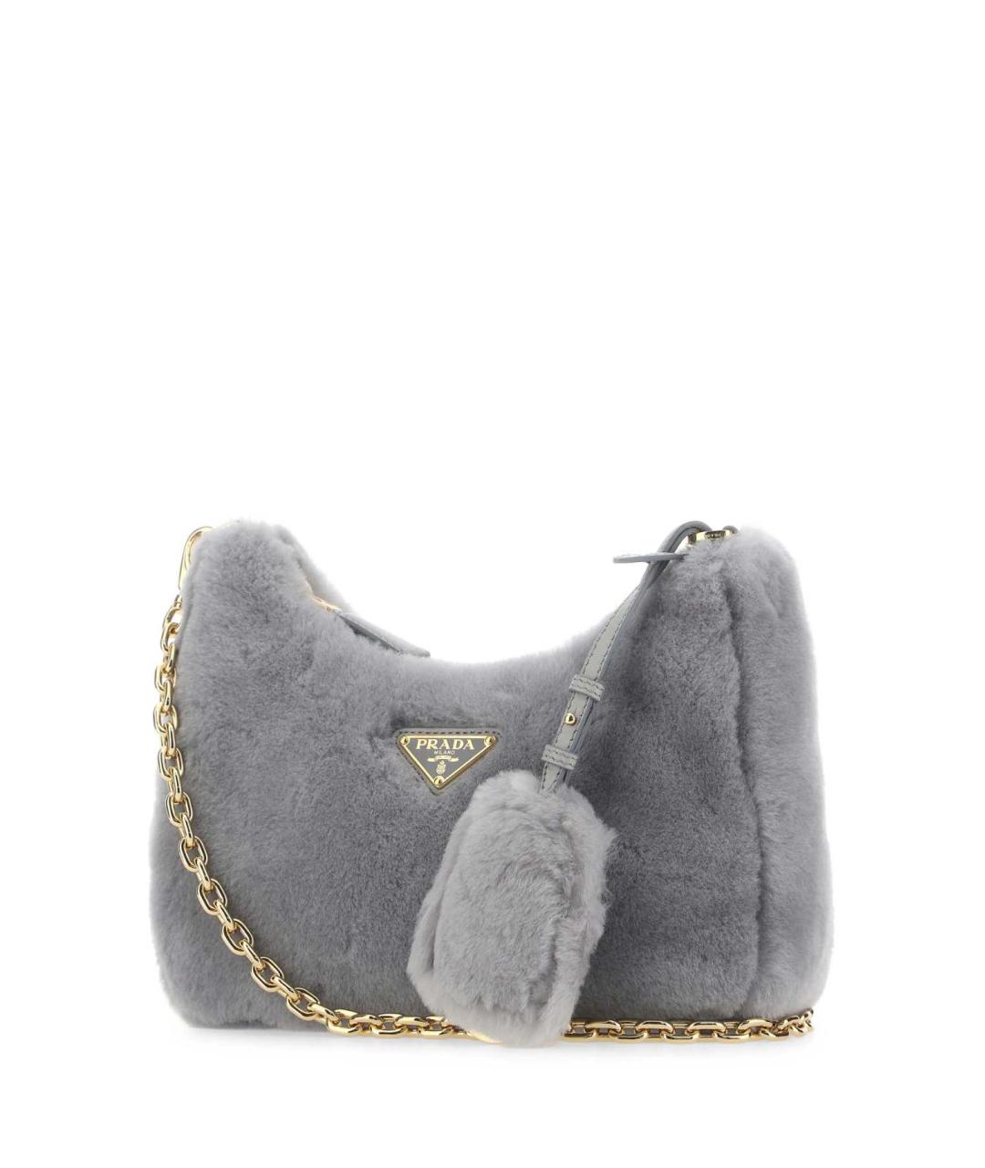 PRADA Серая сумка через плечо, фото 2