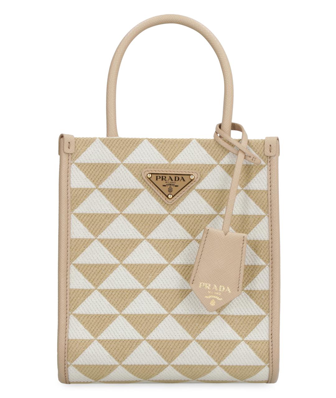 PRADA Бежевая сумка тоут, фото 1