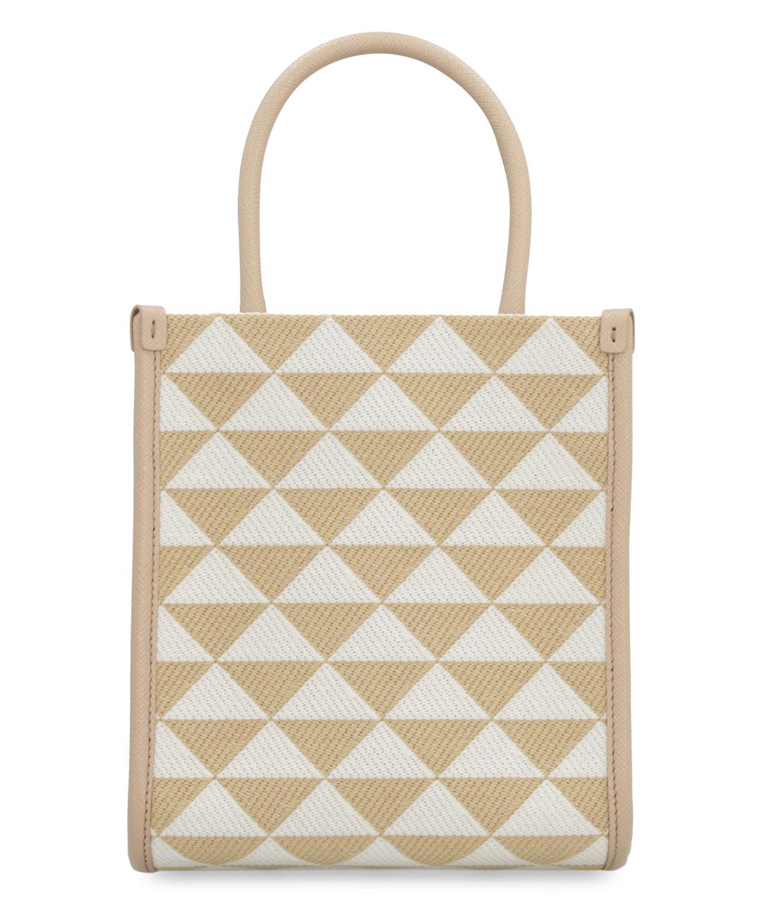 PRADA Бежевая сумка тоут, фото 4