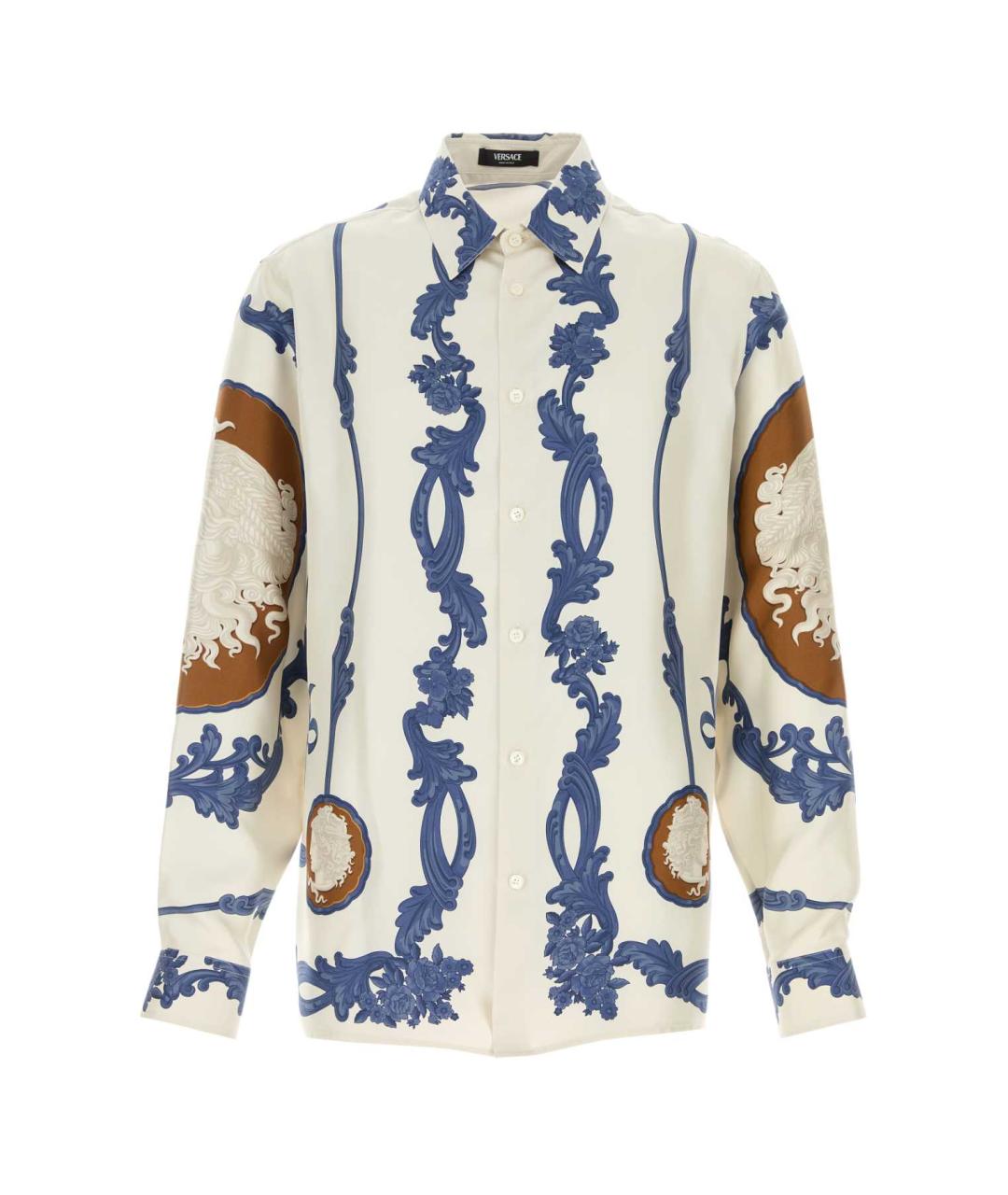 VERSACE Мульти шелковая рубашка, фото 1