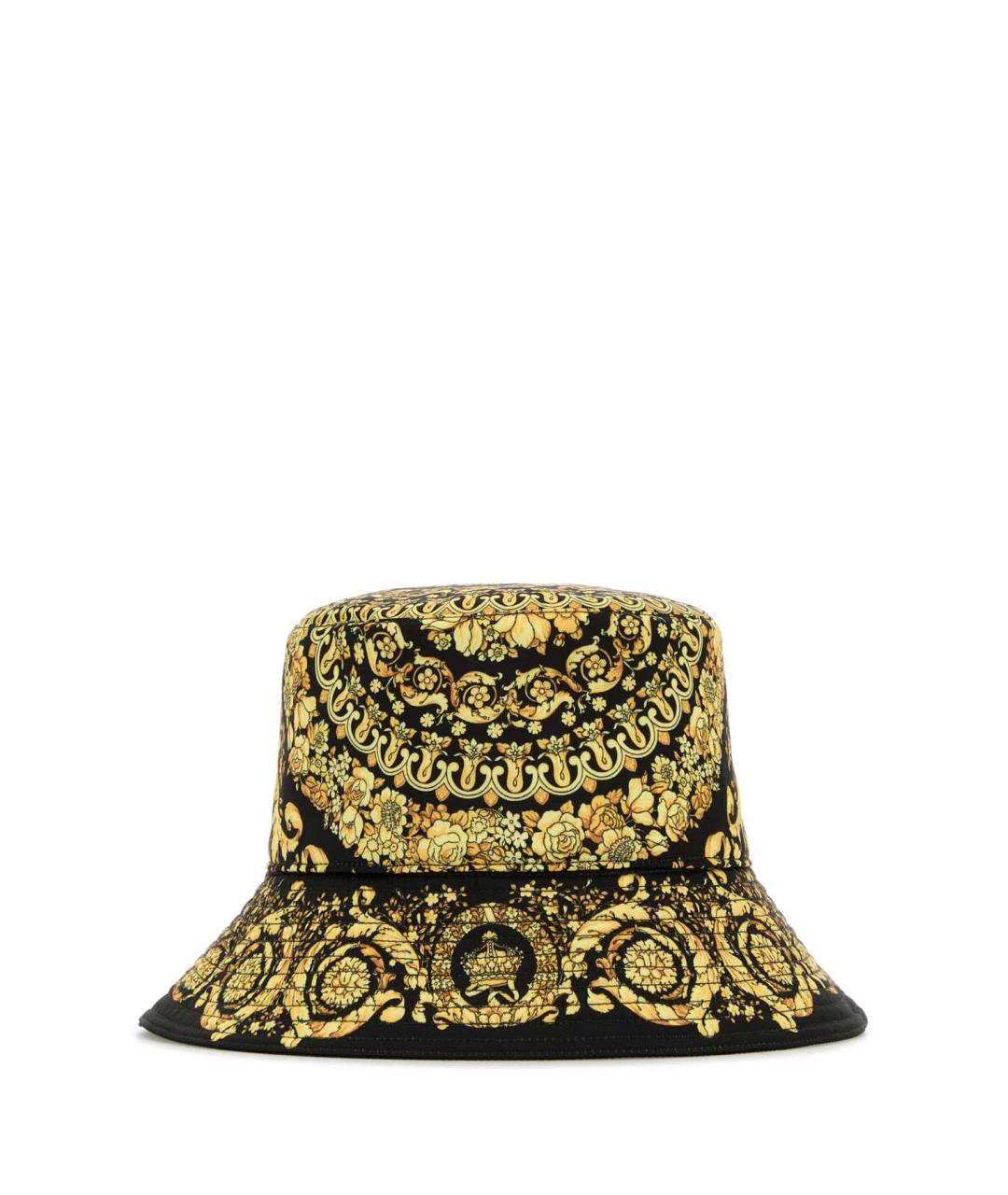 VERSACE Золотая синтетическая панама, фото 1