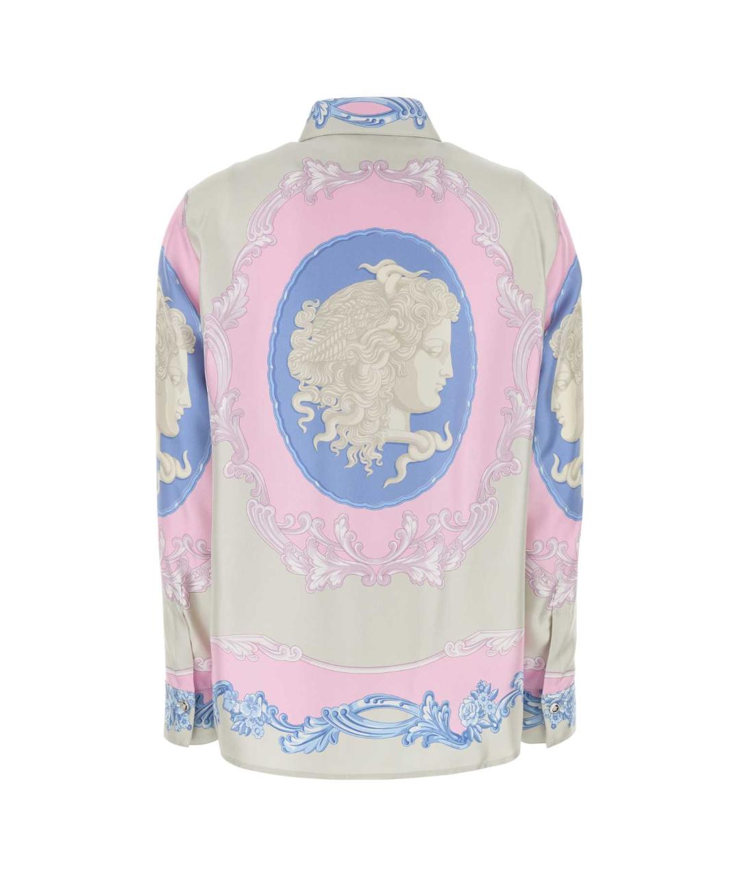 VERSACE Мульти шелковая рубашка, фото 2