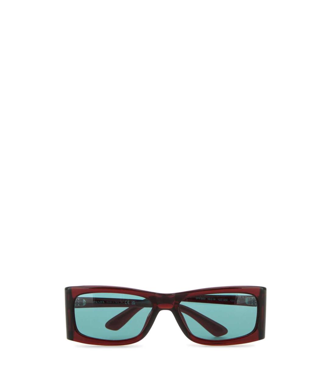 PRADA Бордовые солнцезащитные очки, фото 2