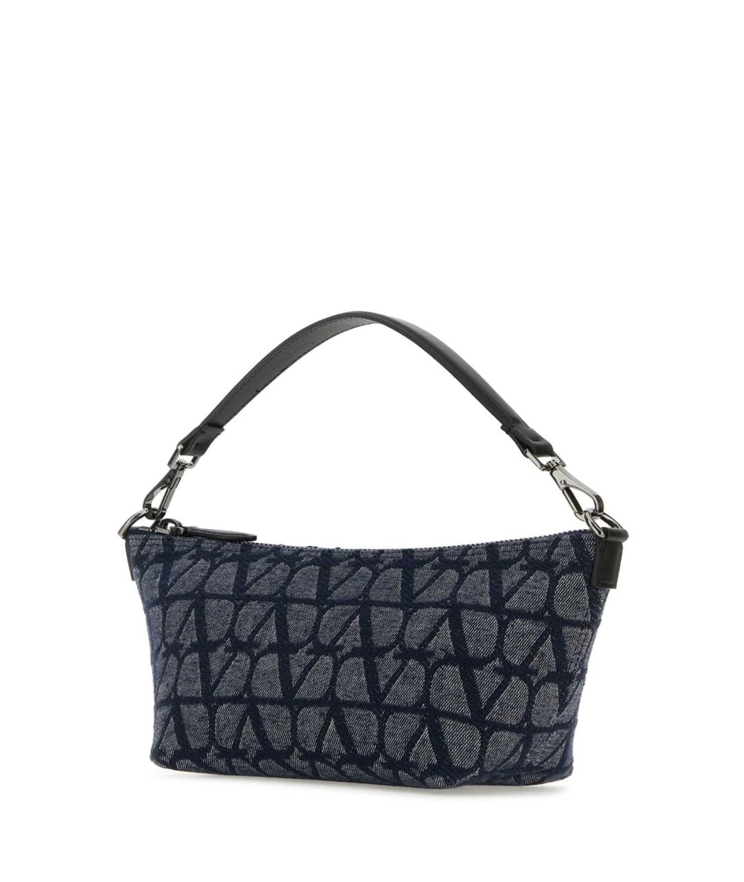 VALENTINO Темно-синяя кожаная сумка через плечо, фото 2