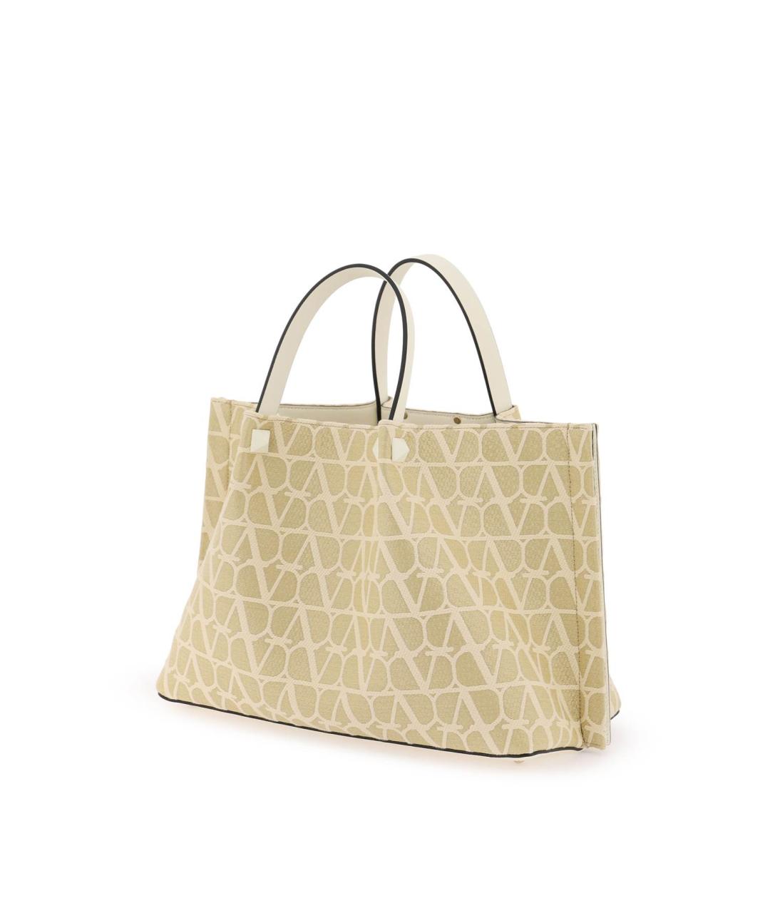 VALENTINO Бежевая сумка с короткими ручками, фото 3