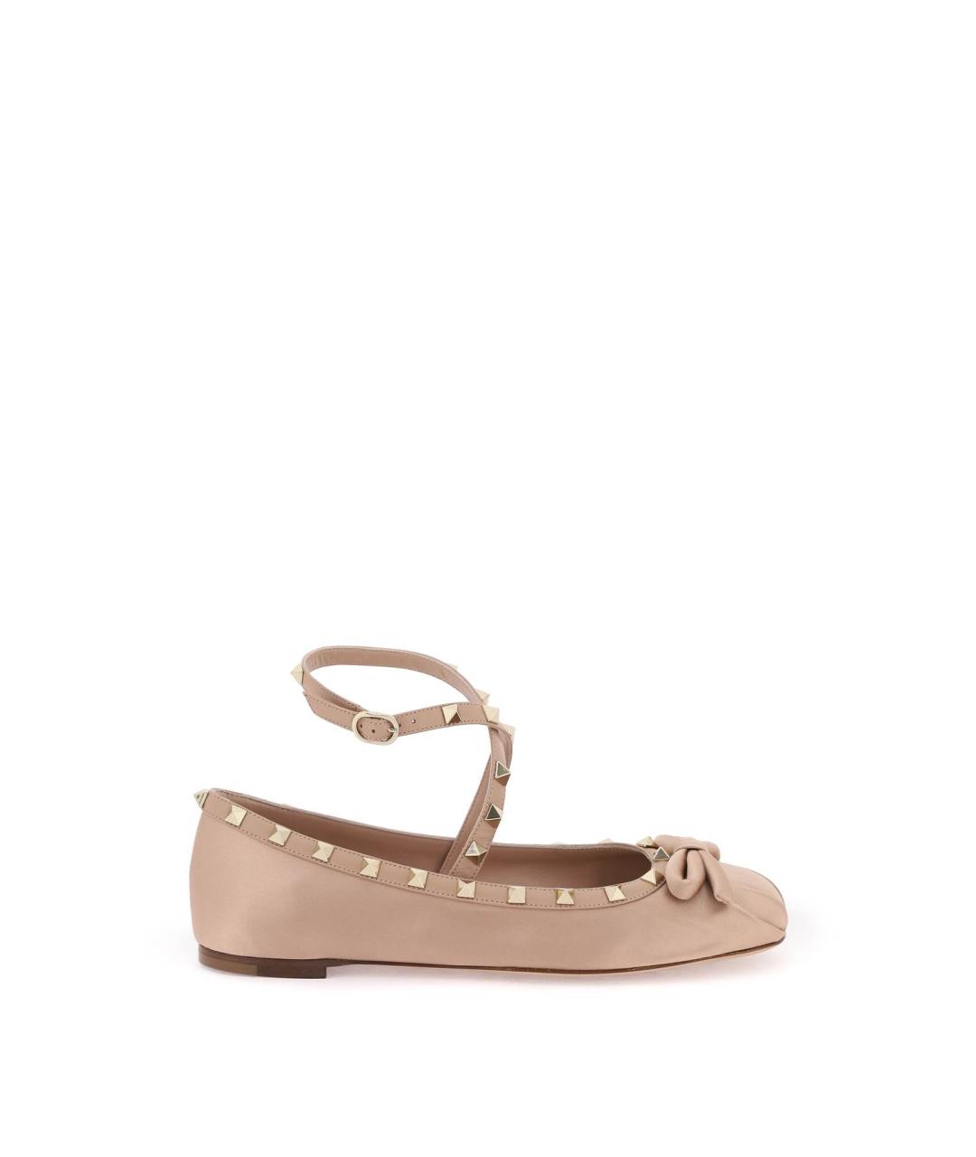 VALENTINO Розовые текстильные балетки, фото 2